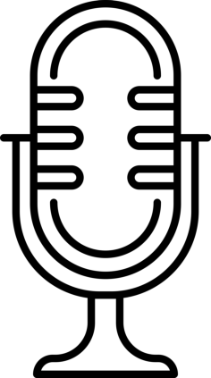 Classic Microphone Sketch Svg Vector, Free Vectors File